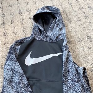Boys youth medium Nike hoodie grey